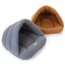 Pet chat lit petit chien chiot Chenil canapé tapis pour animaux de compagnie chat maison chat sac de couchage d’hiver nid