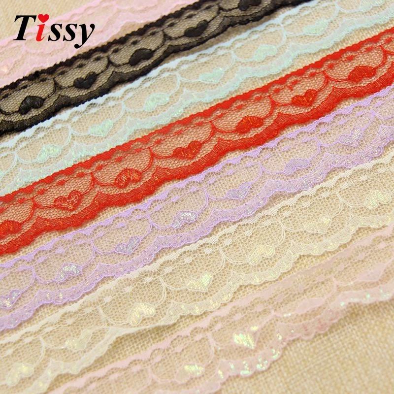 

New Arrival!10Yard/Lot 30MM 7Colors High Quality Lace Ribbon DIY Embroidered Net Lace Trim Fabric Ribbons For Sewing Decoration