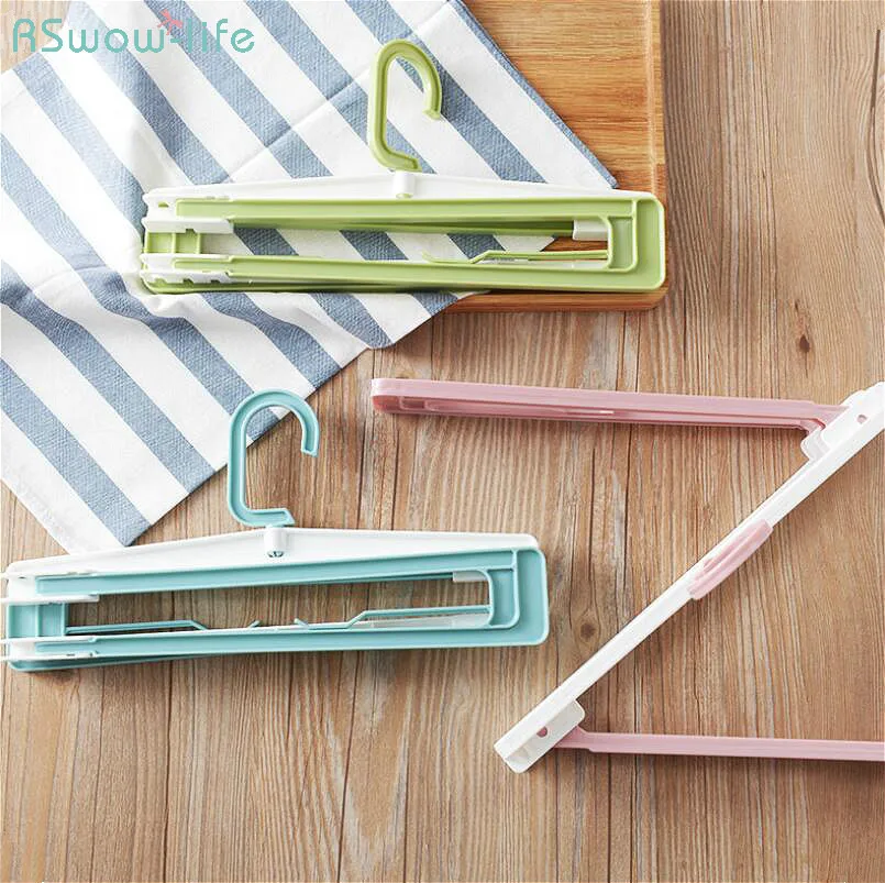Household Foldable Scalable Multi-Purpose Clothes Rack Hanger Towel Bath Cloth Quilt Coat Hanger Hanging Rotating Plastic PP