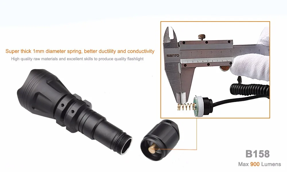 tactical flashlight B185 (5)