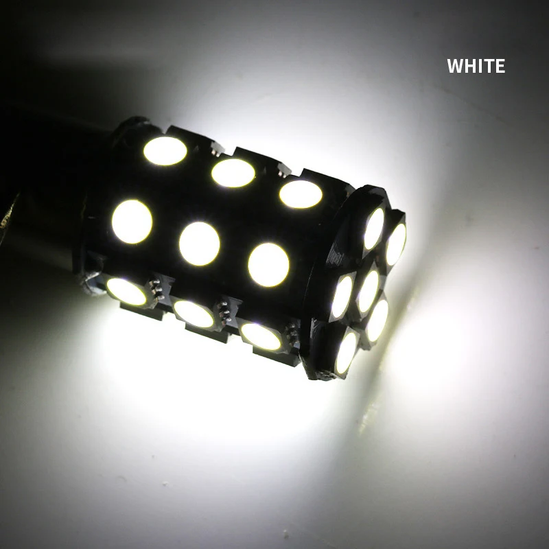 Светодиодный указатель поворота автомобиля P21W BA15s 1156 5050 SMD 27 2 шт. автомобильный
