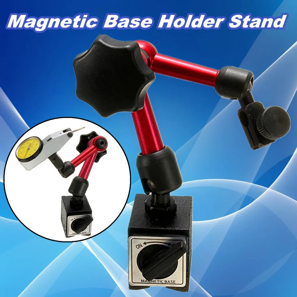 Mini Universal Flexible Dial Test Indicator Base Holder Stand