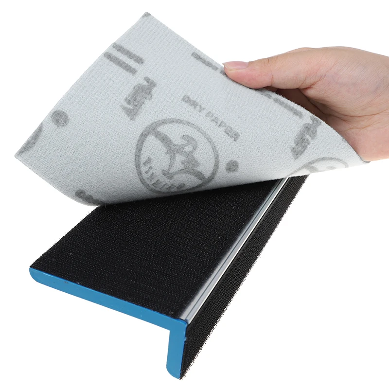 Herramienta de lijado de esquina interior de 90 grados para acabado de  paneles de yeso, soporte de papel de lija, lijadora autoadhesiva, papel de  lija 180 # (50x13cm) - AliExpress Herramientas