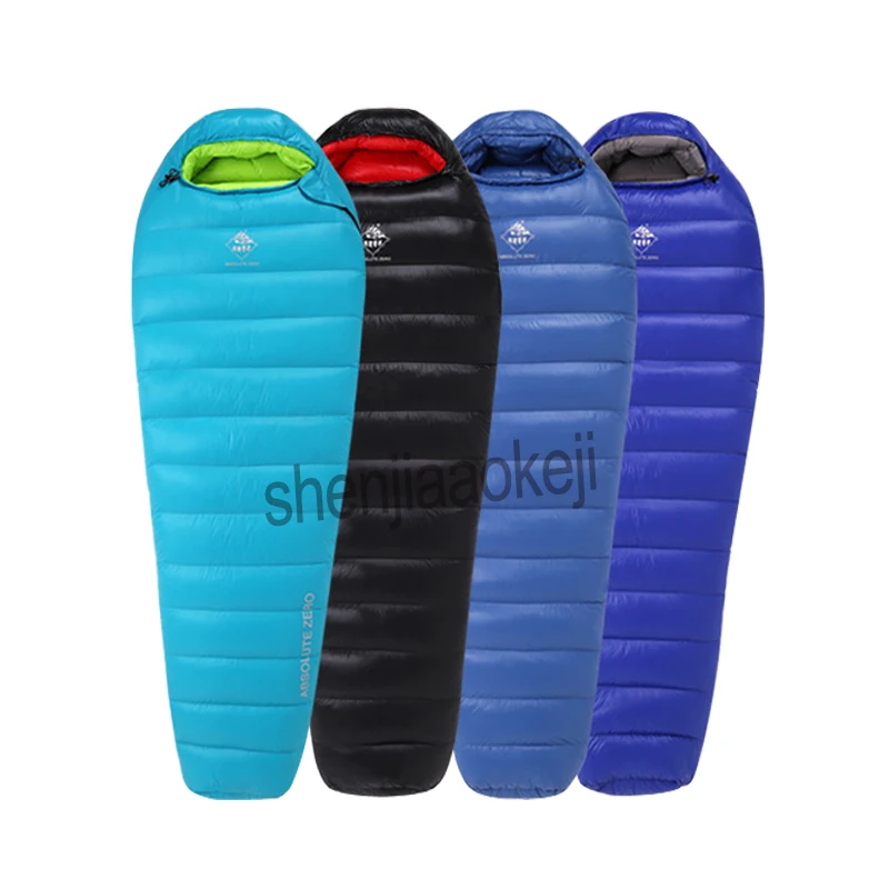 Portable Ultralight down sleeping bag Goose down Baffles Winter Outdoor Camping can splicing waterproof mountaineering sleep bag Portable Ultralight down sleeping bag Goose down Baffles Winter Outdoor Camping can splicing waterproof mountaineering sleep bag