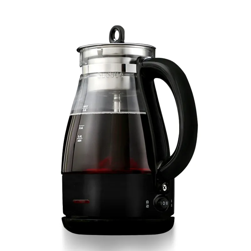 Electric kettle Office brewed tea ware black glass electric full