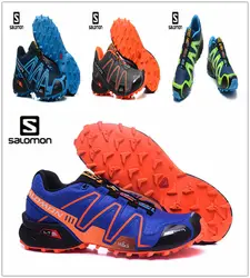 Salomon speed Cross 3 CS III Нескользящие беговые кроссовки для бега по бездорожью мужские беговые кроссовки европейские размеры 40-46