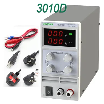 

wanptek KPS3010D LED display switch DC Power Supply protection function 30V10A 110V-230V 0.1V/0.01A