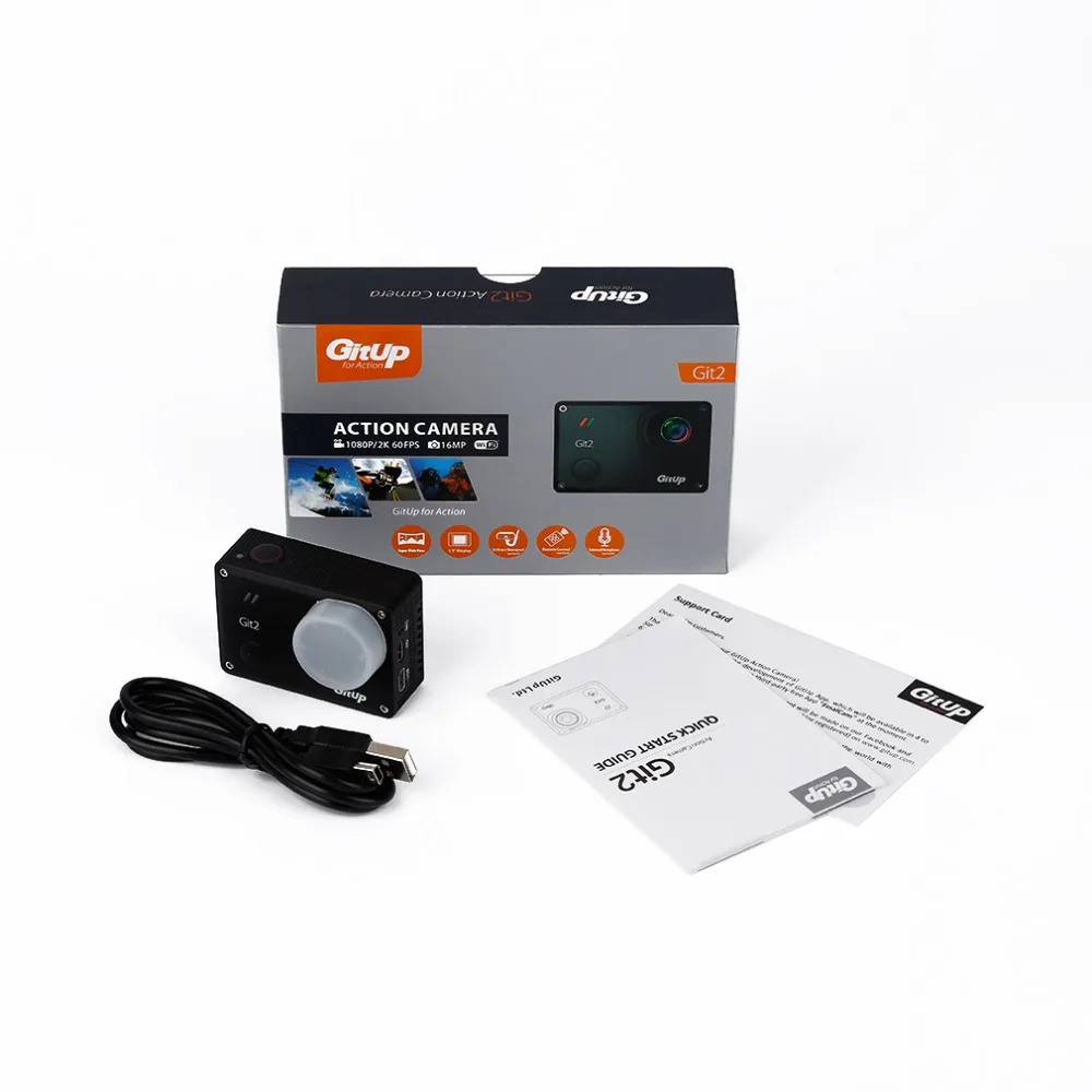 

1set 2K HD WiFi Action Camera DV Action Camera FOR GitUp Git2 Standard Edition