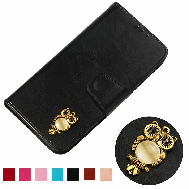 

For ZTE Sequoia/ZTE Blade Z MAX/ZTE Zmax Pro 2 Z982 Z981 Case Luxury owl PU Leather Back Case Flip Phone Cover Bag Skin