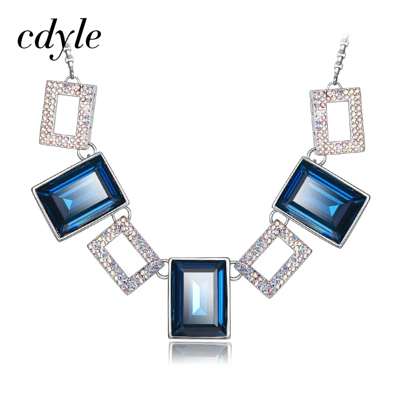 

Cdyle Crystals from Swarovski Fashion Jewelry Austrian Rhinestone Paved Women Necklaces & Pendants Trendy Chic Lady Female Gift