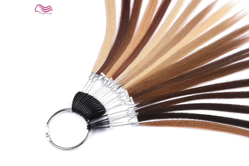 100% european hair color ring / color chart for kosher wig , jewish wigs , color ring , color chart free shipping