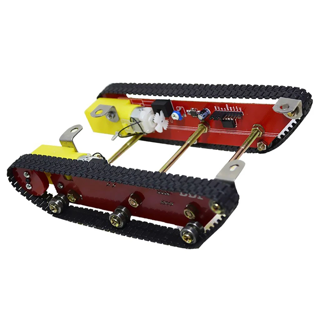 Smart Robot Car Tank Tracked Chassis Alloy Metal Platform with Motors - Science    DIY Learning Robotic Tank Automation Car