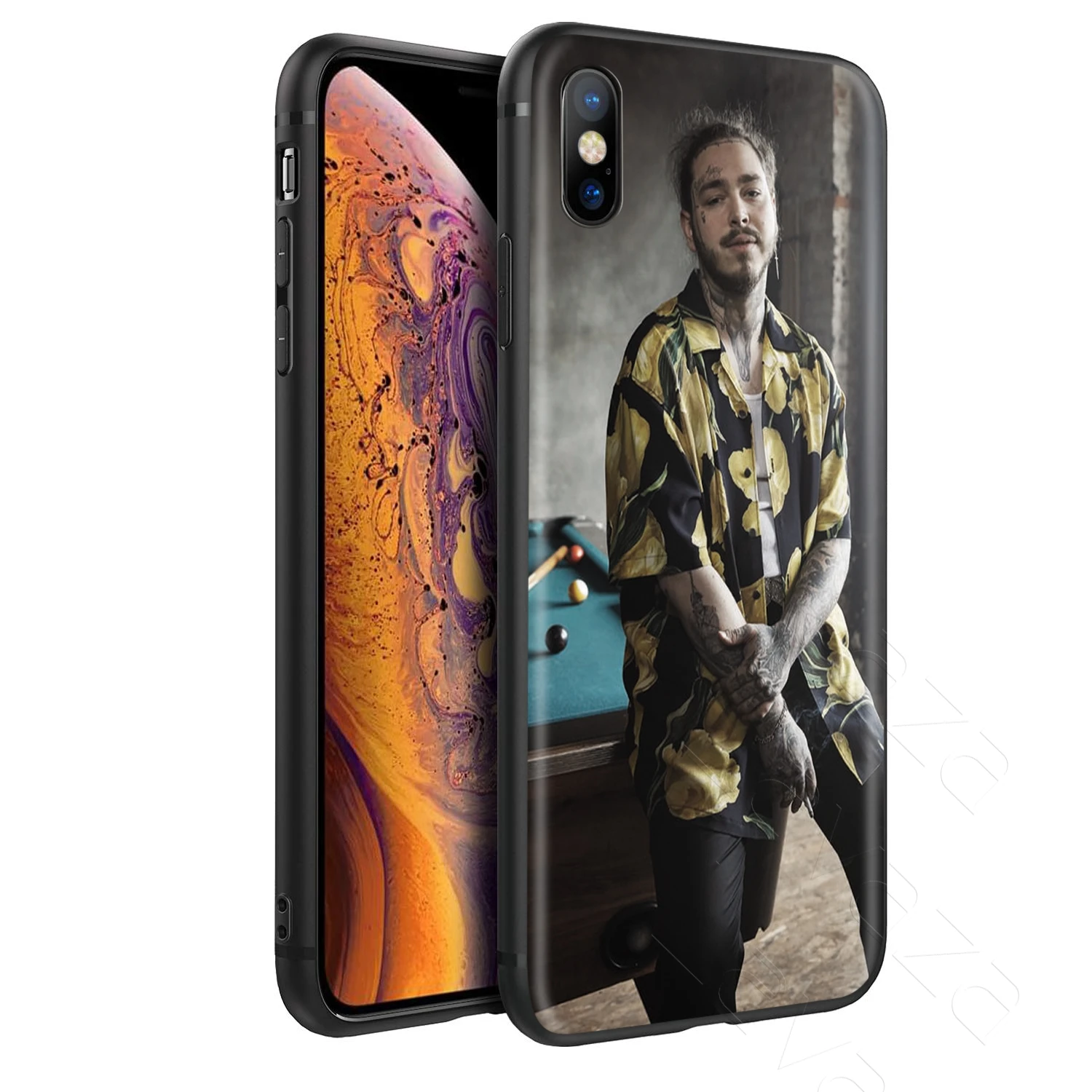 Чехол Lavaza Post Malone для iPhone 11 Pro XS Max XR X 8 7 6 6S Plus 5 5S se