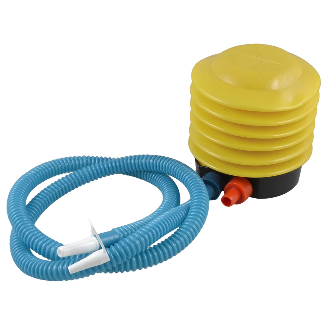 Bicycle Balloons Yellow Blue Plastic Housing Foot Operated Air Pump