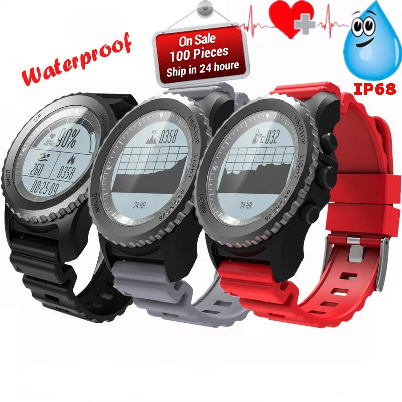 S968 smart watch Herz-Monitor-Sport Wasserdichte bluetooth GPS smart watch Unterstützung Smartwatch