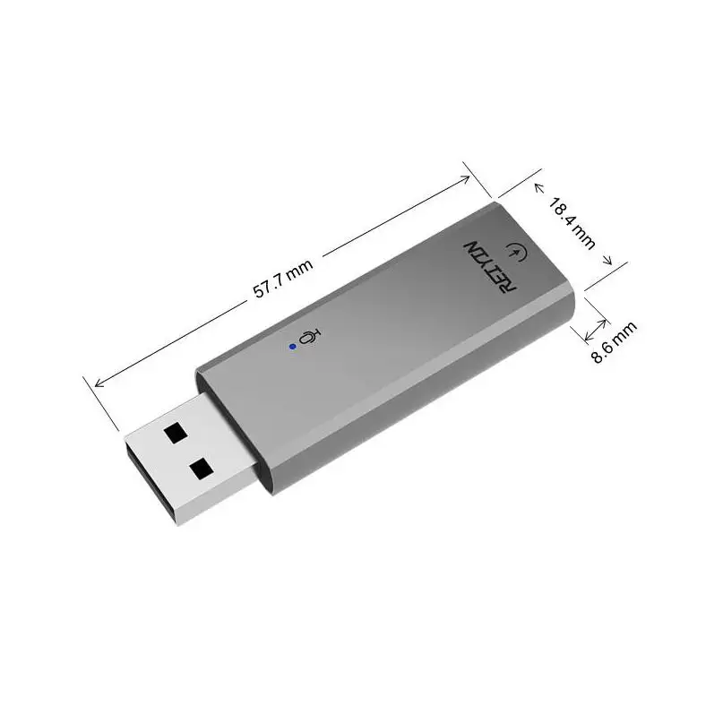 Reiyin 192 кГц 24bit аудио адаптер Порт способный DAC добавить оптический порт к ПК PS4