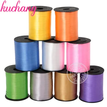 

Roll Curling Balloon Ribbon 500yd Gold Silver White Pink Yellow Green Silk Chiffon Organza Ribbon