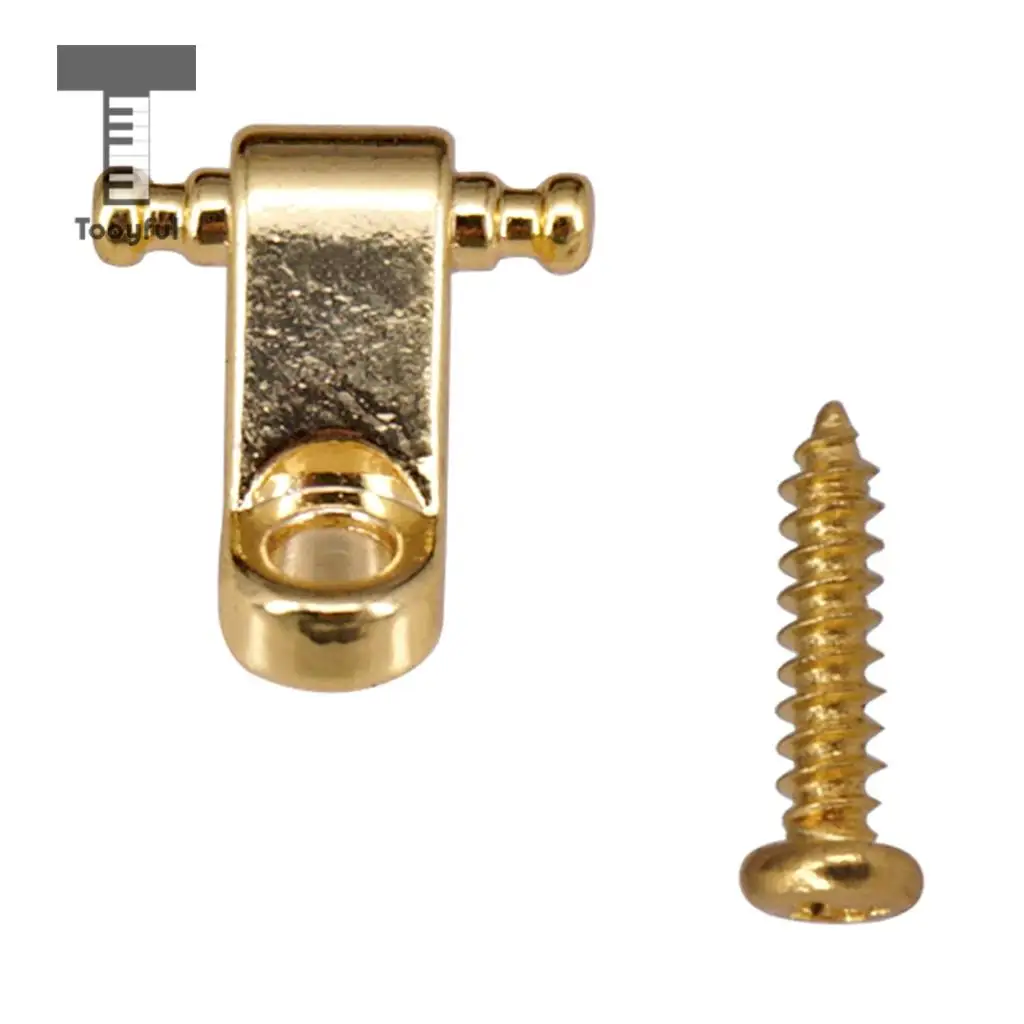 Tooyful 2Pc Roller String Tree String Retainer Mounting Tree Guide for Electric Guitar Parts Replacement