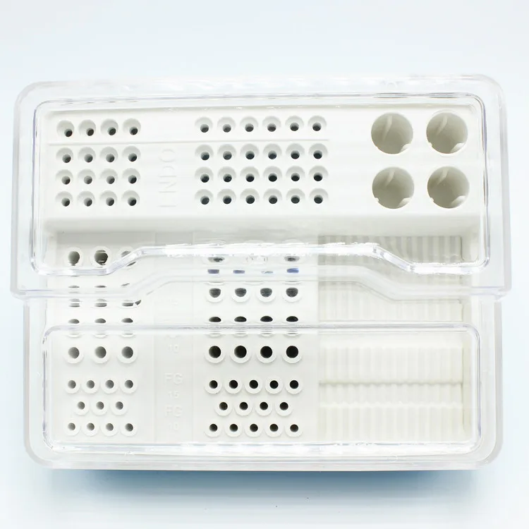

Dental Endo Box Endodontics Disinfection Storage Case Organizer For RA FG Oral Hygiene Teeth Tools 91Holes +4Holes +1Pan