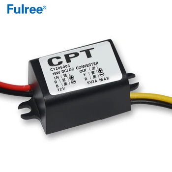 

CPT Waterproof 12V 24V to 5V 3A 5A DC-DC Buck Converter 12 Volt 24 Volt to 5 Volt 3 Amps 5 Amps Car Charger DC Voltage Regulator