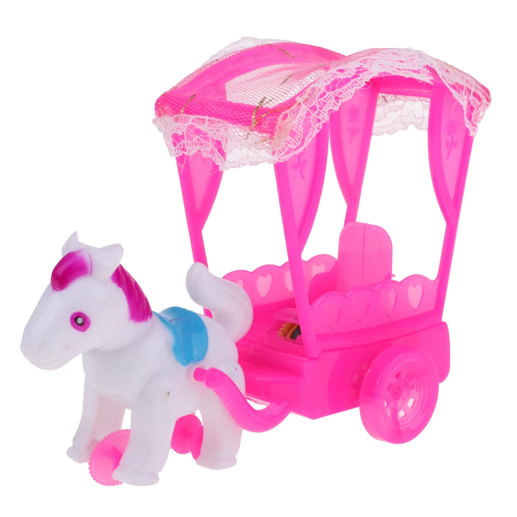 Gharry Carriage Dolls House Miniature Accs For   Little Sister Kelly Doll Children Gifts