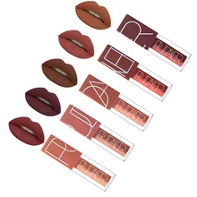 

Pudaier Long Lasting Velvet Lips Tint Liquid Lipstick Matte Beauty Cosmetics Sexy Nude Pigment Matte Lip Gloss Tattoo Makeup