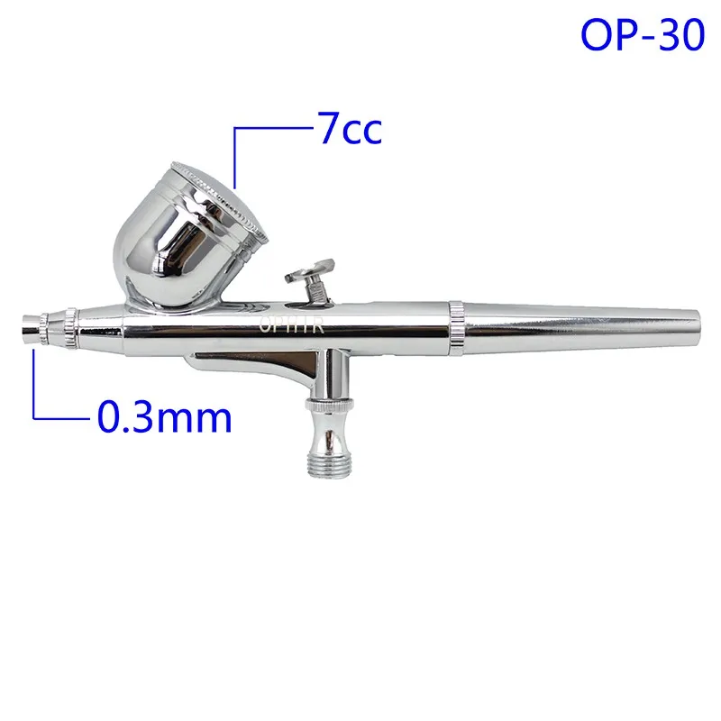 OPHIR 6 шт Аэрограф набор 0,35 мм двойного действия воздушная кисть пистолет для дизайна ногтей краска для тела модель хобби торт Декорации_ ac048