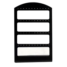 

19*12.4cm Earrings Display Stand Jewelry Stand 48 Hole Earrings Display Plate Plastic Jewelry Stand