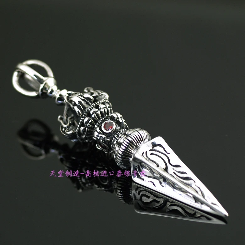 

925 pure silver jingangchu jiang mochu silver pendants