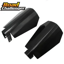 Для Harley Dyna's/FXR's Baggers модели с обновленным управлением Черный из нержавеющей стали гроб Cut рука охранники