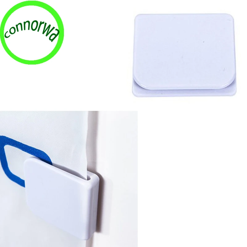 2X Self adhesive Anti Splash Shower Curtain Clips Stop Water Leaking