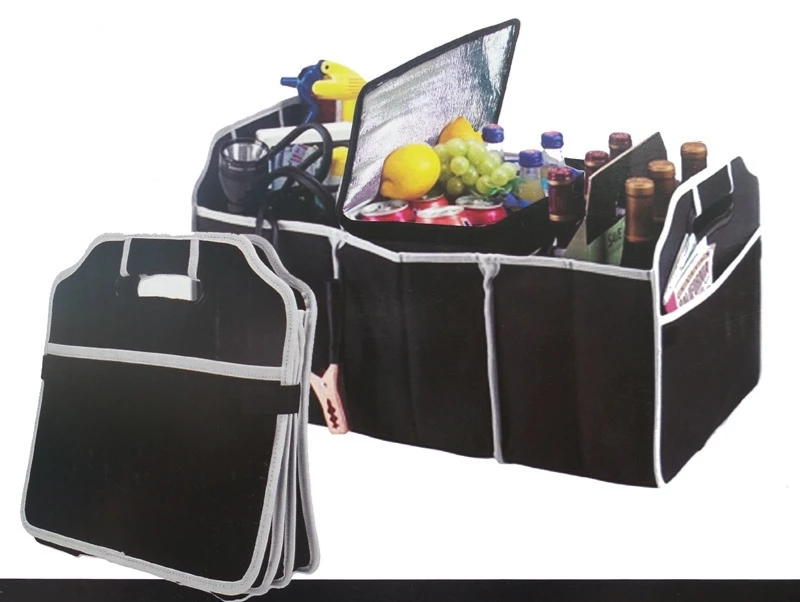 Авто аксессуары автомобильный Органайзер багажник складной игрушки для хранения еды грузовик грузовые сумки контейнеры коробка черный автомобиль укладка Tidying