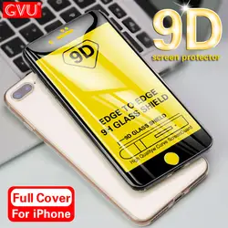 9D защитное стекло на iphone 7 8 6 6 S Plus полное покрытие закаленное стекло для iphone X XR XS MAX 8 7 6 Защитная пленка для экрана