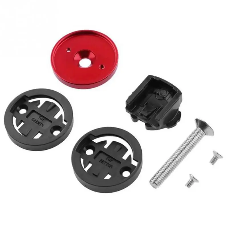 MTB Road Bike Computer Holder Stem Top Cap Stopwatch GPS Speedometer Mount