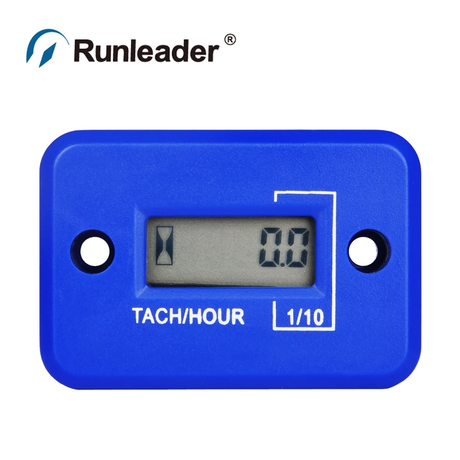 Waterproof Inductive Digital tach Tachometer Hour Meter for Maintain