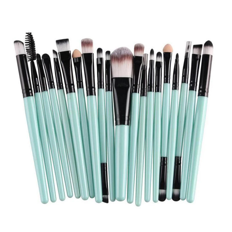

Pro 20 Pcs Makeup Brushes Set Eye Shadow Foundation Powder Eyeliner Eyelash Lip Make Up Brush Cosmetic Beauty Tool Kit