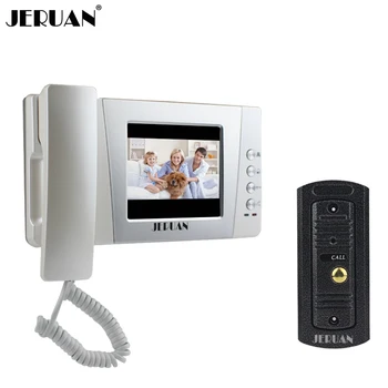 

JERUAN Home 4.3 inch Color Wired Video door phone bell intercom system kit Night vision pinhole Camera FREE SHIPPING