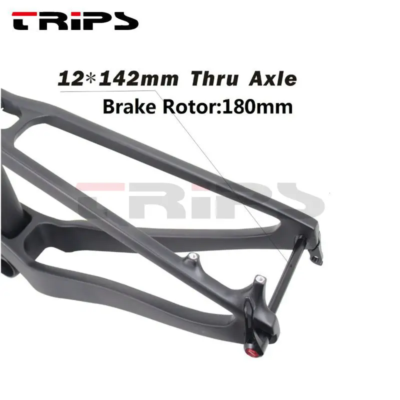 Cheap TRIPS 2018 New design 29er full suspension carbon frame BB92 carbon mtb frame 29 mountain bike carbon frame 142*12mm thru axle 11 Cheap TRIPS 2018 New design 29er full suspension carbon frame BB92 carbon mtb frame 29 mountain bike carbon frame 142*12mm thru axle 11