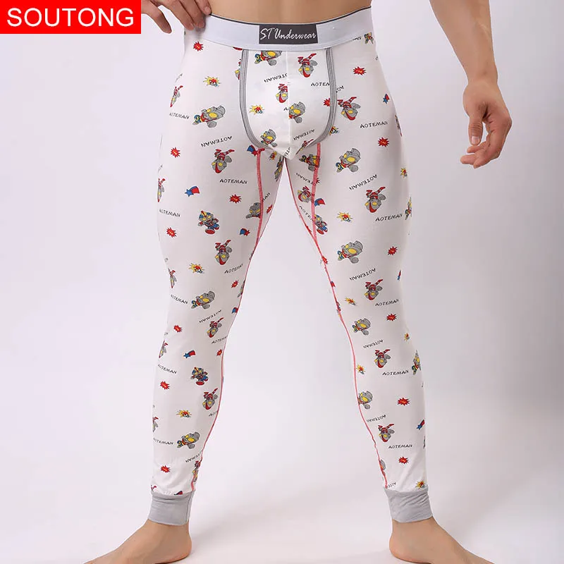 Soutong 2018 Winter Warm Men Long Johns Cotton Printed Men Thermal Underwear Long Johns Underpants Underwear Men M-XXL Soutong 2018 Winter Warm Men Long Johns Cotton Printed Men Thermal Underwear Long Johns Underpants Underwear Men M-XXL