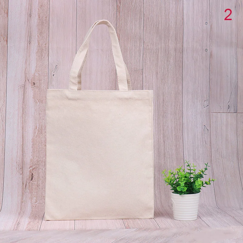 style 2 Новые многократного использования холщовые мешки для защиты окружающей среды хозяйственные сумки с ручками - Цвет: style 2