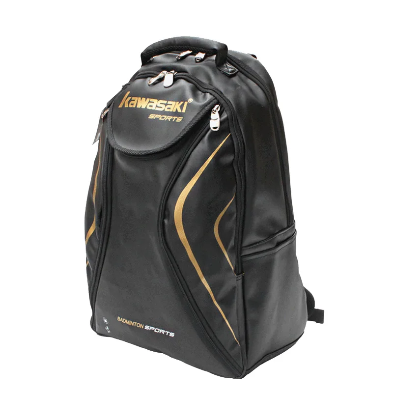 Kawasaki mochila impermeable de gran capacidad bolsa de raqueta de bádminton deportes de remo puede contener 2-3 raquetas con bolsa de zapatos