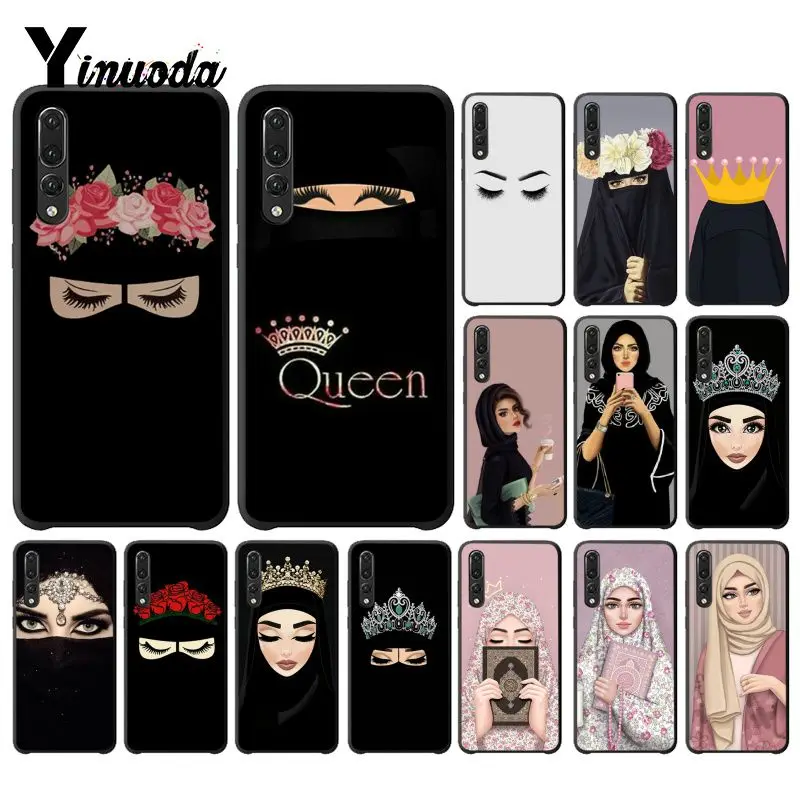 

Yinuoda Muslim Islamic Gril Eyes Luxury Design Phone Case for Huawei P9 P10 Plus Mate9 10 Mate10 Lite P20 Pro Honor10 View10
