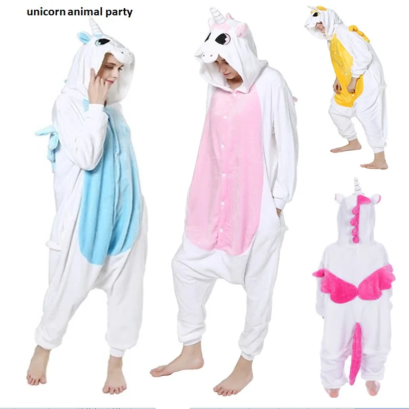 

Kigurums Anime Unicorn Pajamas Hoodie Pyjamas Cosplay Costume Adult Onesie For Halloween Party traje de cosplay