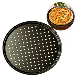 СЗС 2 шт выпечки Посуда 12-дюймовый удобный противень для пиццы антипригарным Пособия по кулинарии блюд