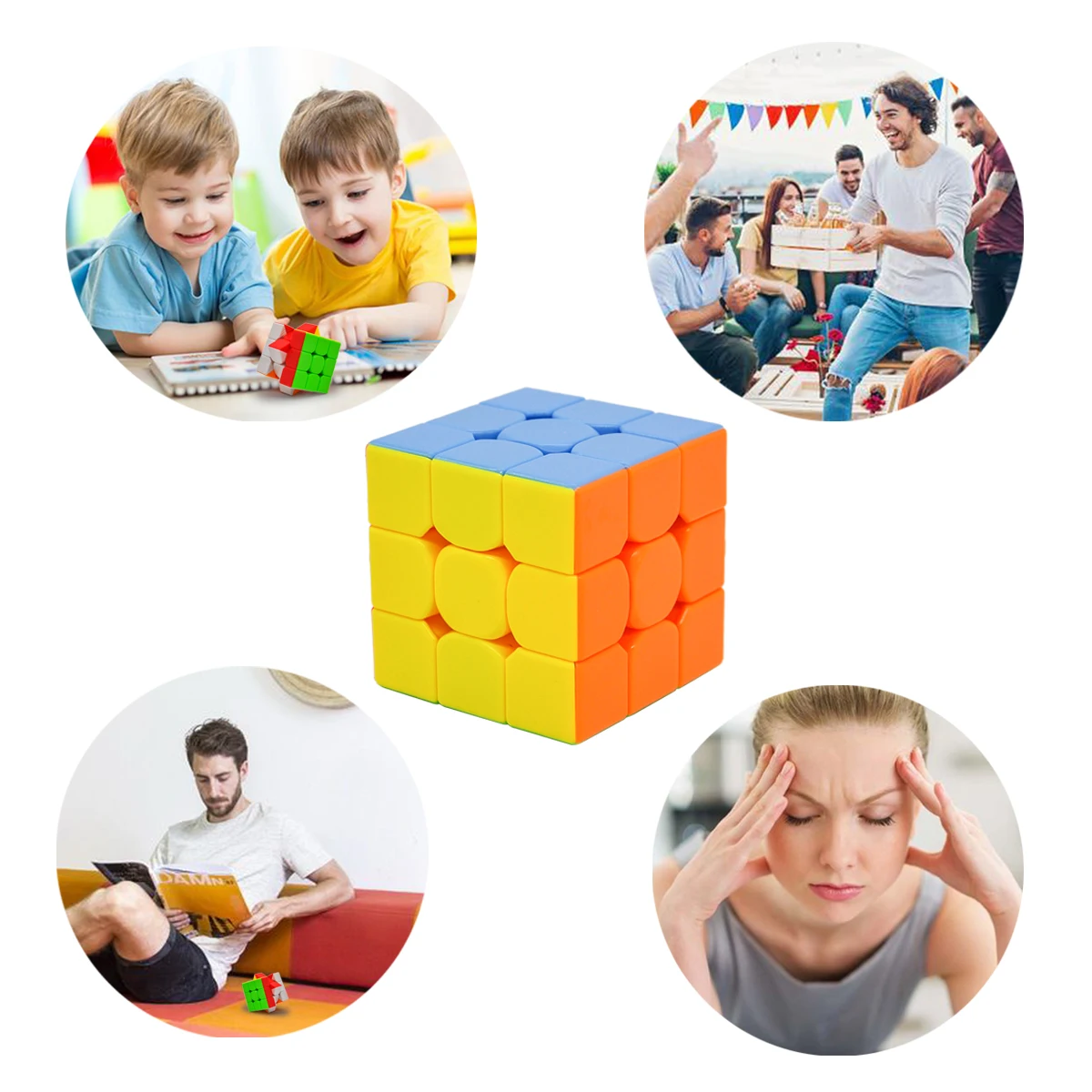 Кубик 3x3x3 Циклон Мальчики Мини-Волшебный куб головоломка кубики Скорость Куб квадратная головоломка без наклеек сложные подарки игрушки для детей