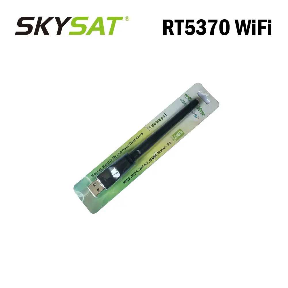 [10 шт.] Wi-Fi антенна с USB с блистерной упаковкой Ralink RT5370 основной чип 150 Мбит/с 2,4 ГГц беспроводной USB адаптер 5370 WiFi