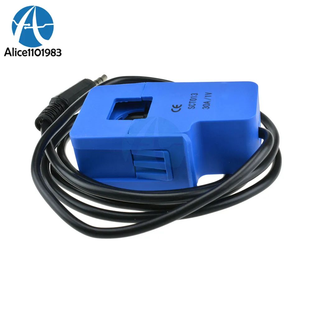 

100A SCT-013-000 Non-invasive AC Current Sensor Board Split Core Current Transformer Module for Lighting AC Motor
