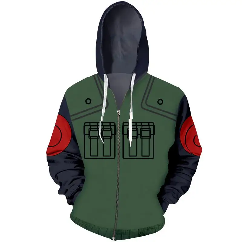 

2017 new fashion Cool sweatshirt Hoodies Men women 3D print Funny Naruto military uniform hot Style Streetwear Long sleeve cloth