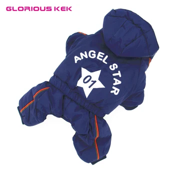 

Dog Clothes Winter for Small Dogs Waterproof Dog Coat Fleece Liner Warm Pet Jackets Snowsuit Removable Hood Pet Jumpsuit XS-XXL