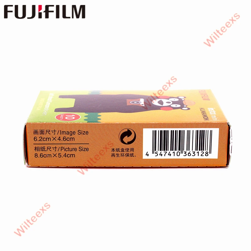 Оригинальная пленка Fujifilm Fuji Instax Mini 8 KUMAMON kumamoto 10 листов для мгновенных камер 7 9 50 s 90